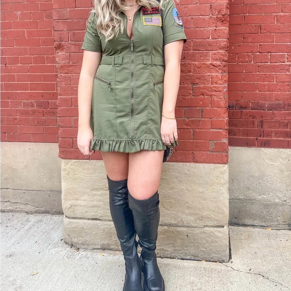 Leg Avenue Top Gun Mini Dress Costume